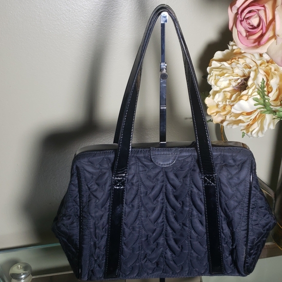 Vera Bradley Black Satchel - Picture 5 of 10